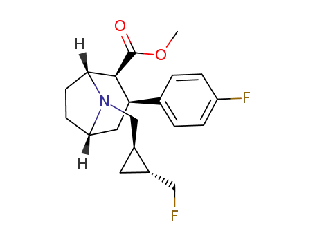 methyl 8-(((1R,2R)-2-(fluoromethyl)cyclopropyl)methyl)-3-(4-fluorophenyl)-8-azabicyclo[3.2.1]octane-2-carboxylate