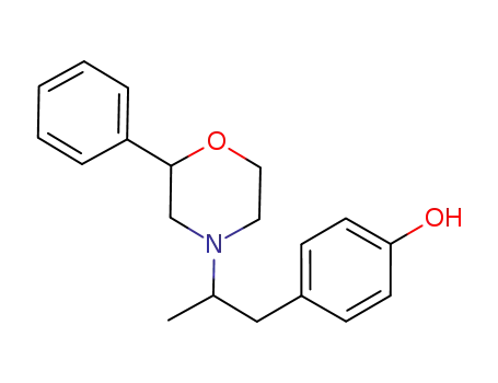 Molecular Structure of 1134191-13-1 (4-[2-(2-phenylmorpholin-4-yl)propyl]phenol)