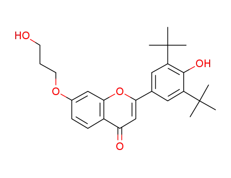 3',5'-di-tert-butyl-4'-hydroxy-7-(3-hydroxypropoxy)-flavone