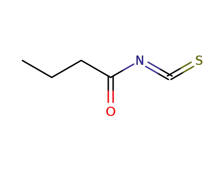 Molecular Structure of 28815-59-0 (Butanoyl isothiocyanate)