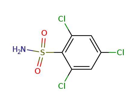 Molecular Structure of 28460-30-2 (2 4 6-TRICHLORBENZENESULFONAMIDE  97)