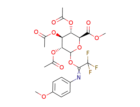 메틸 2,3,4-트리아세틸-D-글루코피라노시두로닐 1-(N-4-메톡시페닐)-2,2,2-트리플루오로아세트이미데이트