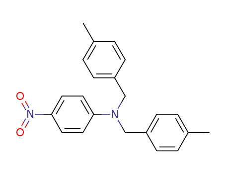 Molecular Structure of 1032373-70-8 (bis(4-methylbenzyl)(4-nitrophenyl)amine)