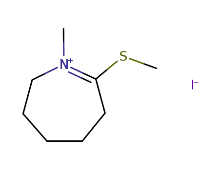 2-Methylmercapto-1-methyl-Δ<sup>1</sup>-tetrahydroazepinium-iodid