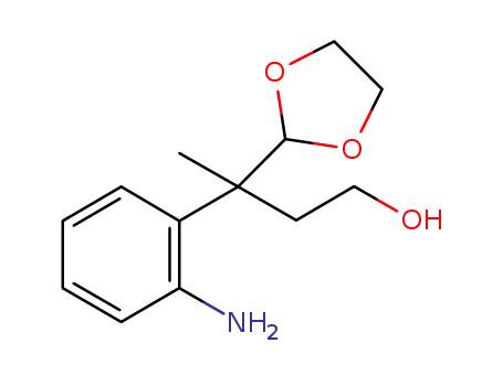 3-(2-amino-phenyl)-3-[1,3]dioxolan-2-yl-butan-1-ol