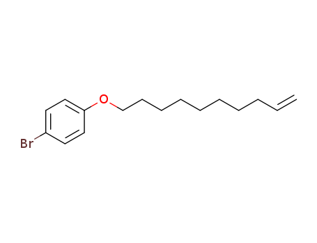 Molecular Structure of 167024-28-4 (Benzene, 1-bromo-4-(9-decenyloxy)-)