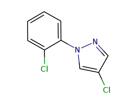Molecular Structure of 1152719-77-1 (4-chloro-1-(2-chlorophenyl)-1H-pyrazole)