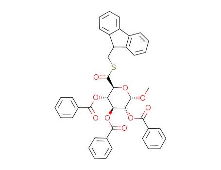 S-fluoren-9-ylmethyl thio(methyl 2,3,4-tri-O-benzoyl-α-D-glucopyranoside)uronate