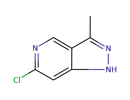 Molecular Structure of 1092062-74-2 (6-Chloro-3-methyl-1H-pyrazolo[4,3-c]pyridine)