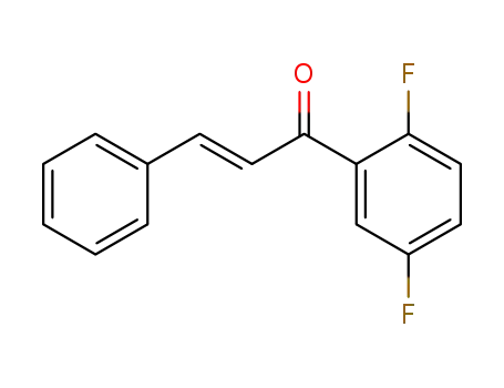 Molecular Structure of 877862-83-4 (2-Propen-1-one, 1-(2,5-difluorophenyl)-3-phenyl-, (2E)-)