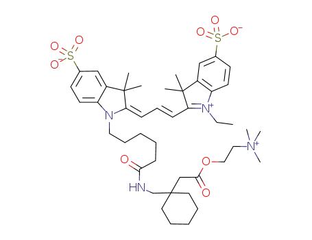 Molecular Structure of 1152425-53-0 (Cy<sub>3</sub>-gabapentin-choline)