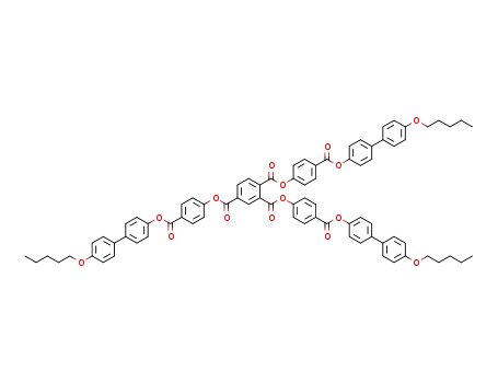 1,2,4-tris[4-(4'-n-pentyloxybiphenyl-4-yloxycarbonyl)phenyloxycarbonyl]benzene