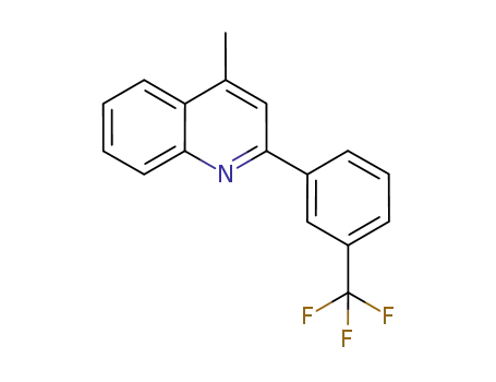 Molecular Structure of 1039775-40-0 (4-methyl-2-(3-trifluoromethyl-phenyl)-quinoline)