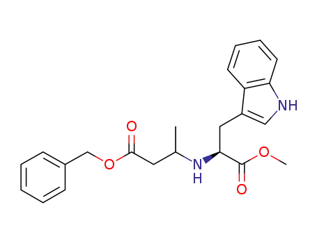 benzyl 3-[(S)-1-methoxycarbonyl-2-(1H-indol-3-yl)ethylamino]butanoate