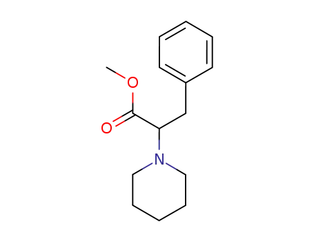 Molecular Structure of 7012-63-7 (1-Piperidineacetic acid, a-(phenylmethyl)-, methyl ester)
