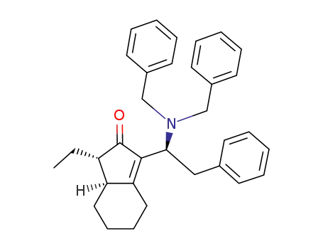 [6S,7S,9(1S)]-9-[1-(dibenzylamino)-2-phenylethyl]-7-ethylbicyclo[4.3.0]non-1<sup>(9)</sup>-en-8-one