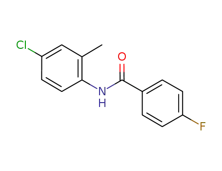 N- (4- 클로로 -2- 메틸페닐) -4- 플루오 로벤 자 미드, 96 %