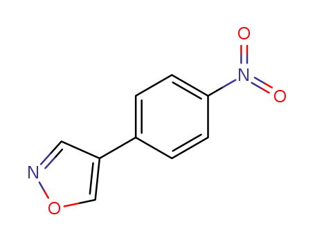 Molecular Structure of 17819-23-7 (Isoxazole, 4-(4-nitrophenyl)-)