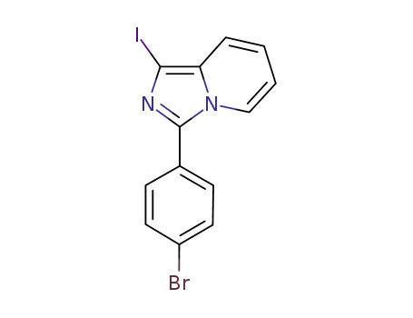 1-iodo-3-(4-bromophenyl)imidazo[1,5-a]pyridine