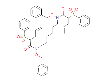 2-benzenesulfonylpent-4-enoic acid {5-[(2-benzenesulfonylpent-4-enoyl)-benzyloxyamino]pentyl}benzyloxyamide