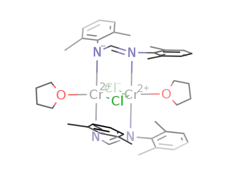 [Cr2(N,N'-bis(2,6-xylyl)formamidinate)2(μ-Cl)2(THF)2]