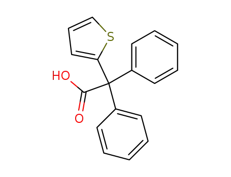Molecular Structure of 5449-99-0 (diphenyl(thiophen-2-yl)acetic acid)