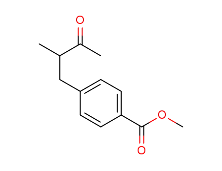 Benzoic acid, 4-(2-methyl-3-oxobutyl)-, methyl ester (9CI)