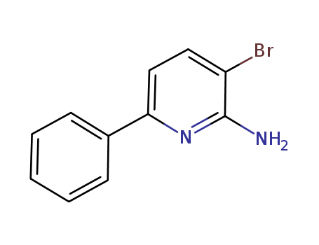 3-Bromo-2-amino-6-phenylpyridine