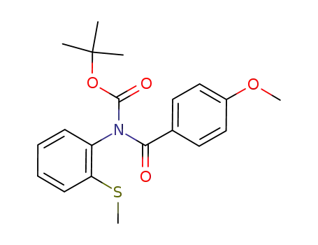 tert-butyl 4-methoxybenzoyl[2-(methylthio)phenyl]carbamate