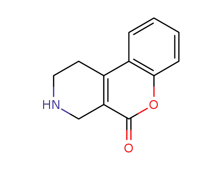 Molecular Structure of 59456-02-9 (5H-[1]Benzopyrano[3,4-c]pyridin-5-one, 1,2,3,4-tetrahydro-)