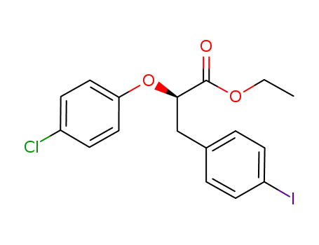 (R)-ethyl 2-(4-chlorophenoxy)-3-(4-iodophenyl)propanoate
