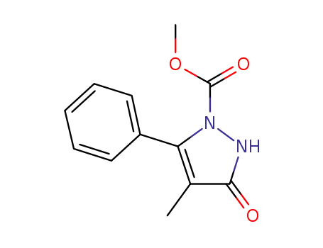 methyl 4-methyl-3-oxo-5-phenyl-2,3-dihydro-1H-pyrazole-1-carboxylate