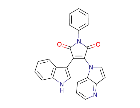 3-(1H-indol-3-yl)-1-phenyl-4-(1H-pyrrolo[3,2-b]pyridin-1-yl)-1H-pyrrole-2,5-dione