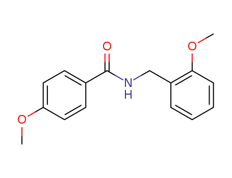 Molecular Structure of 331440-04-1 (4-methoxy-N-(2-methoxybenzyl)benzamide)