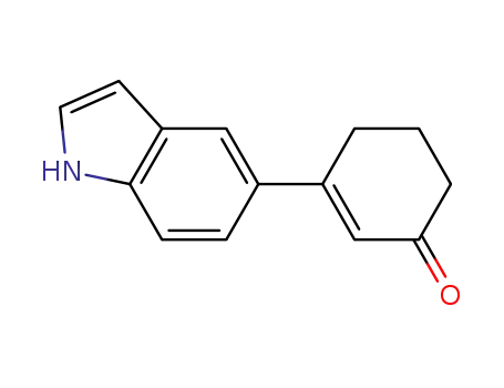 3-(1H-indol-5-yl)-cyclohex-2-enone