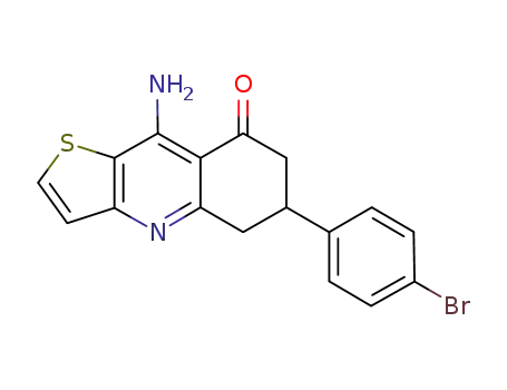 9-amino-6-(4-bromophenyl)-6,7-dihydro-5H-thieno[3,2-b]quinolin-8-one