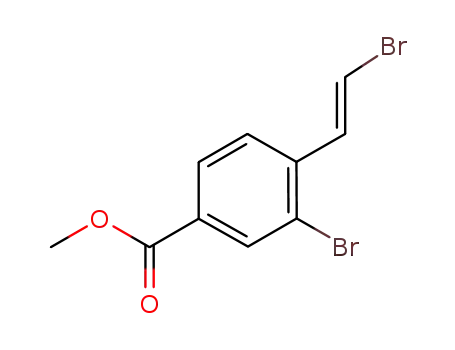 3-bromo-4-(2-bromovinyl)benzoic acid methyl ester
