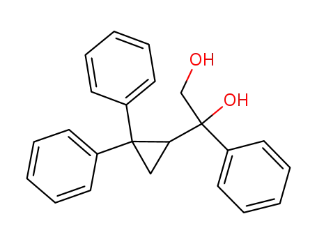 1-(2,2-diphenylcyclopropyl)-1-phenylethane-1,2-diol