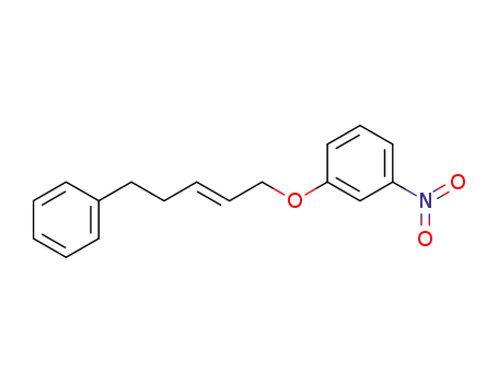 1-nitro-3-((5-phenylpent-2-en-1-yl)oxy)benzene