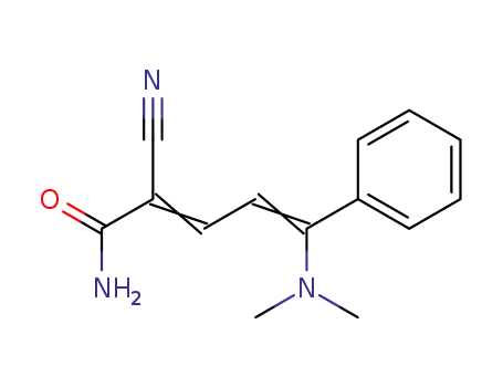 2,4-Pentadienamide, 2-cyano-5-(dimethylamino)-5-phenyl-
