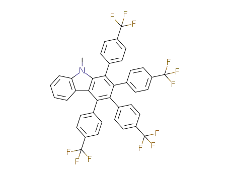 9-methyl-1,2,3,4-tetrakis(4-trifluoromethylphenyl)-9H-carbazole