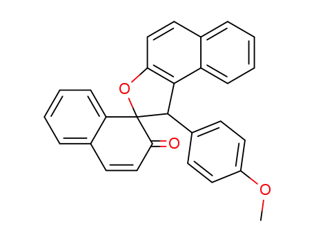 1'-(4-methoxyphenyl)-spiro(naphthalene-1(2H),2'(1'H)-naphtho<2,1-b>furan)-2-one