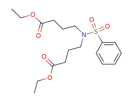 Molecular Structure of 696660-74-9 (ethyl 4-[phenylsulfonyl-(3-ethoxycarbonylpropyl)amino]butyrate)
