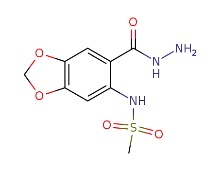 N-[6-(hydrazinylcarbonyl)-1,3-benzodioxol-5-yl]methanesulfonamide