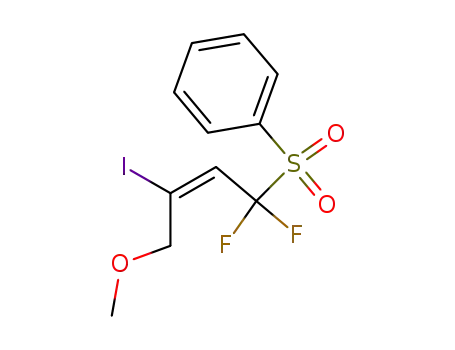 (E)-(1,1-difluoro-3-iodo-4-methoxybut-2-enylsulfonyl)benzene