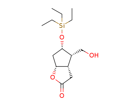 (3aR,4S,5R,6aS)-4-(hydroxymethyl)-5-triethylsilyloxy-3,3a,4,5,6,6a-hexahydrocyclopenta[b]furan-2-one