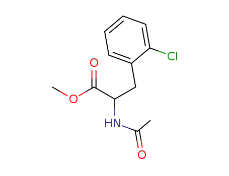 Molecular Structure of 103522-32-3 (DL-Phenylalanine, N-acetyl-2-chloro-, methyl ester)