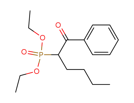 diethyl 1-benzoylpentylphosphonate
