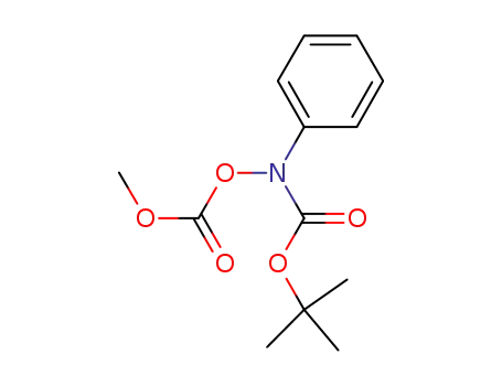 N-tert-butoxycarbonyl-N-phenyl-O-(methoxycarbonyl)hydroxylamine
