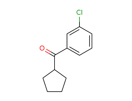 Molecular Structure of 1855-40-9 (3-CHLOROPHENYL CYCLOPENTYL KETONE)